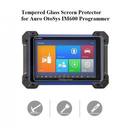 Tempered Glass Screen Protector for Auro OtoSys IM600 Programmer